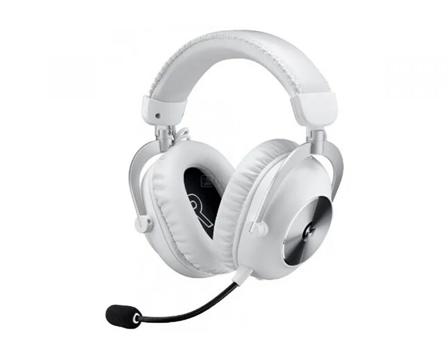   Нотик Гарнитура беспроводная Logitech G PRO X 2 LIGHTSPEED, Bluetooth/Wireless/Mini jack, Белый 981-001269