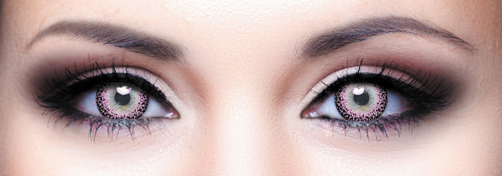 Контактные линзы Illusion Fashion Adonis Фиолетовый Violet (2 линзы)