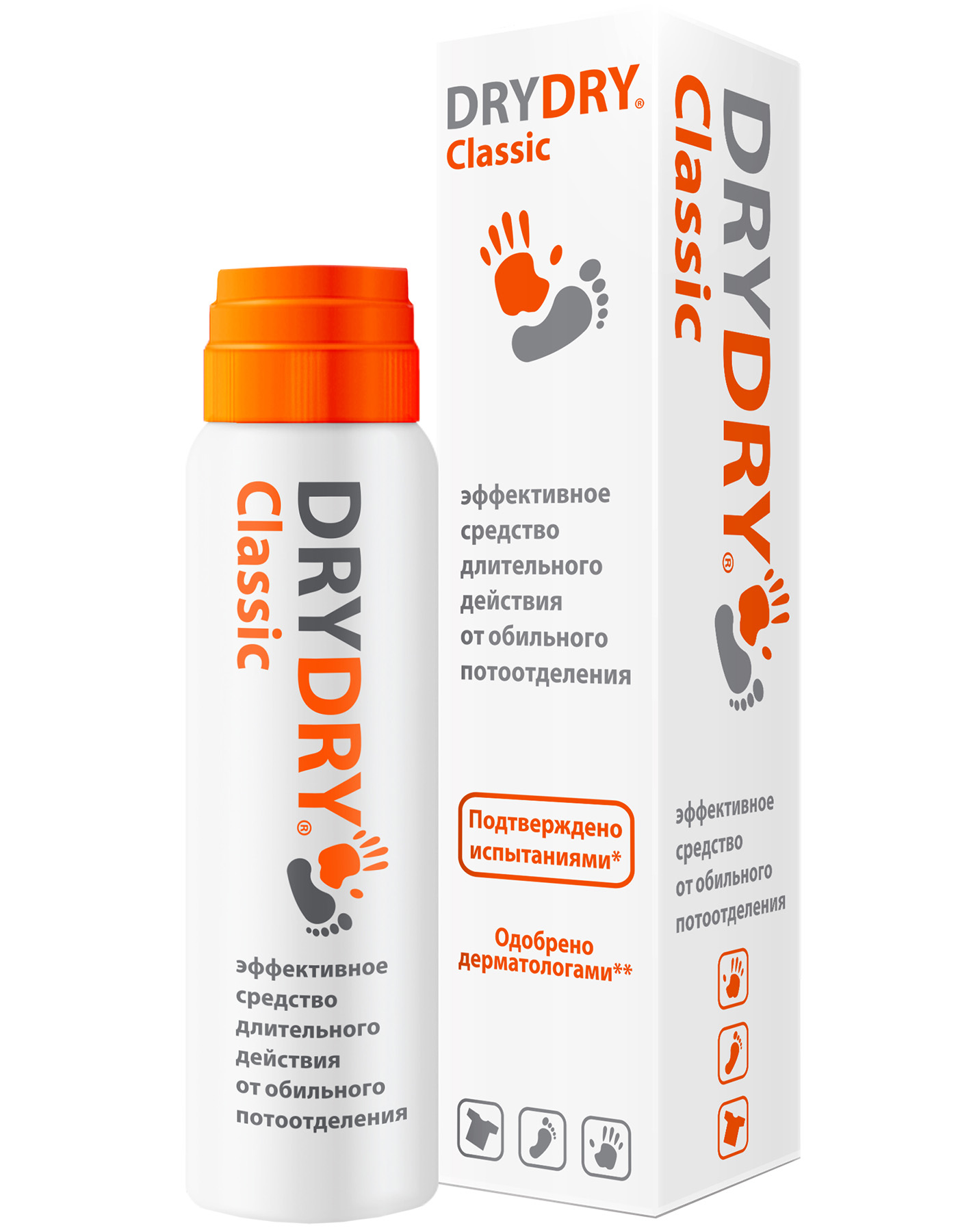 Dry Dry Средство от обильного потоотделения длительного действия 35 мл (Dry Dry, Classic)
