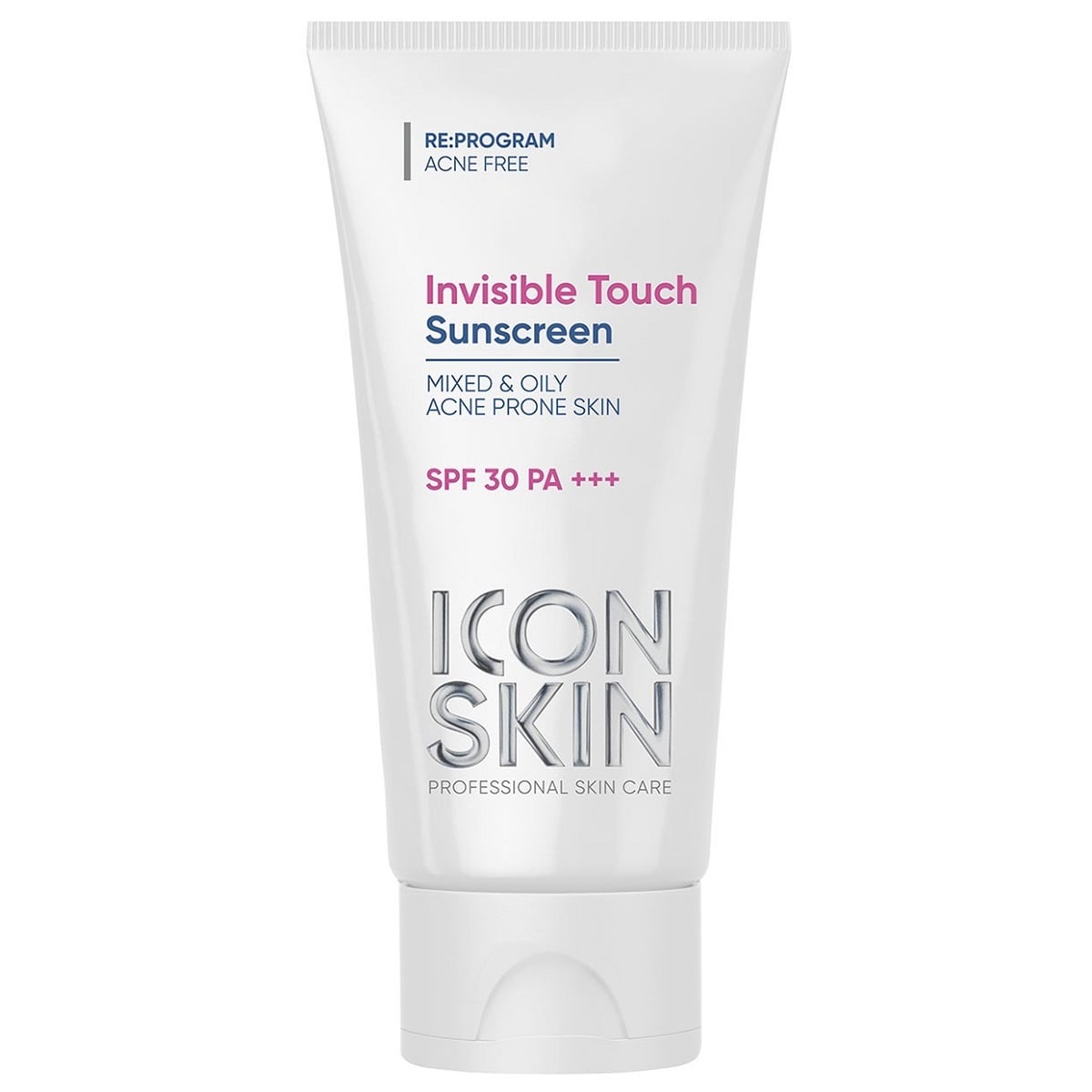 Солнцезащитные средства  Pharmacosmetica Icon Skin Солнцезащитный крем-флюид Invisible Touch SPF30 для жирной и комбинированной проблемной кожи, 50 мл (Icon Skin, Re:Program)