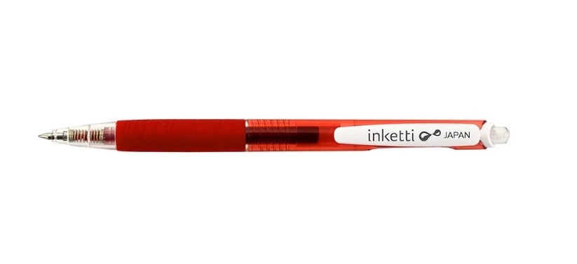   Подписные издания Ручка гелевая автоматическая Penac Inketti 0, 5мм красная арт. BA3601-02EF