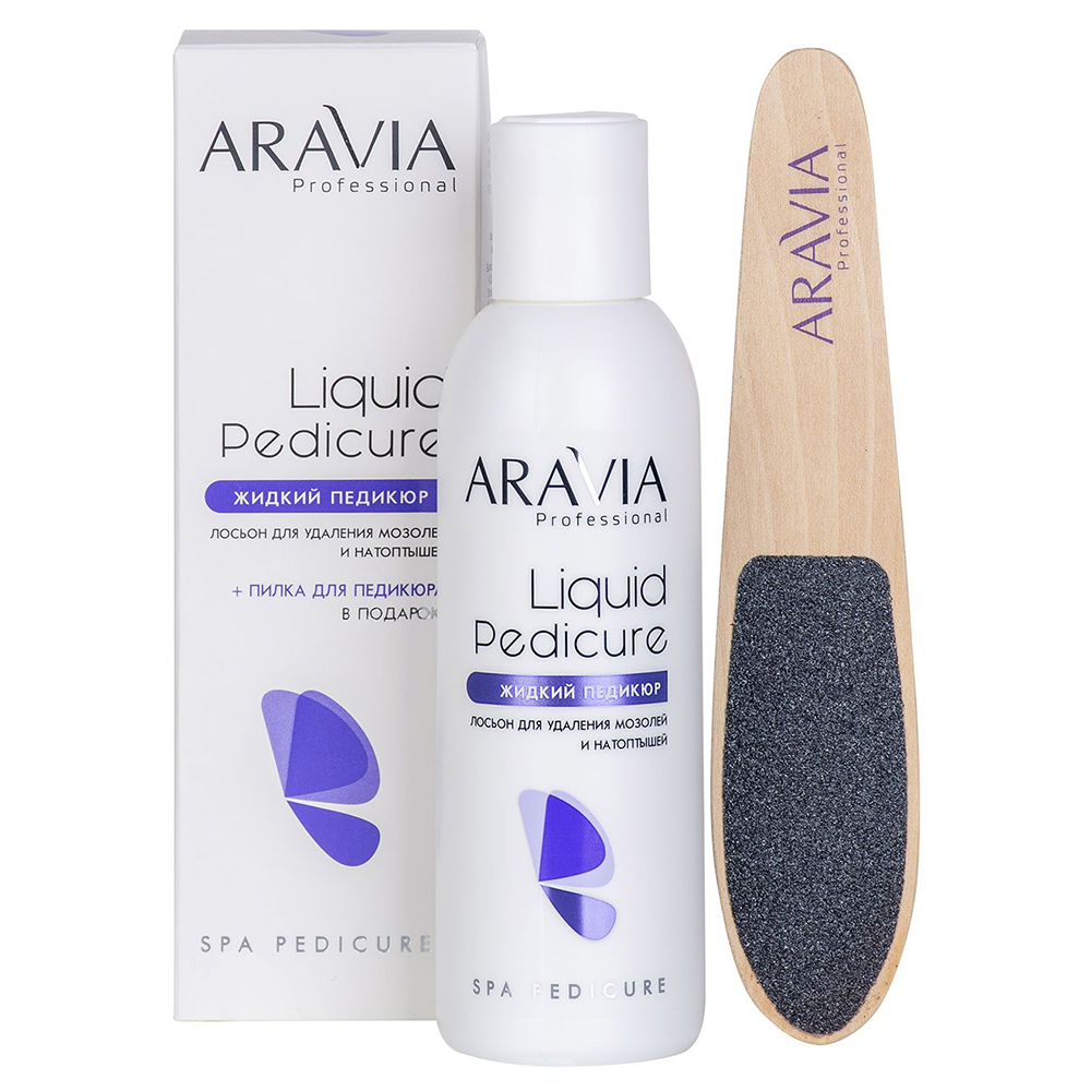 Aravia Professional Лосьон для удаления мозолей и натоптышей Жидкий педикюр, 150 мл (Aravia Professional)