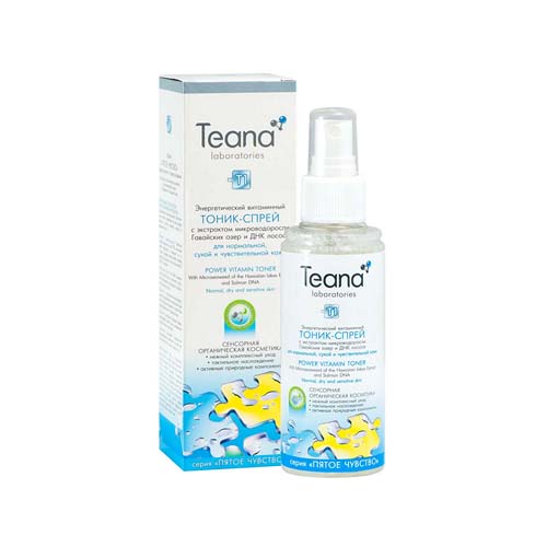 Teana Энергетический витаминный тоник-спрей для сухой, чувствительной и нормальной кожи 125 мл (Teana, Пятое чувство)