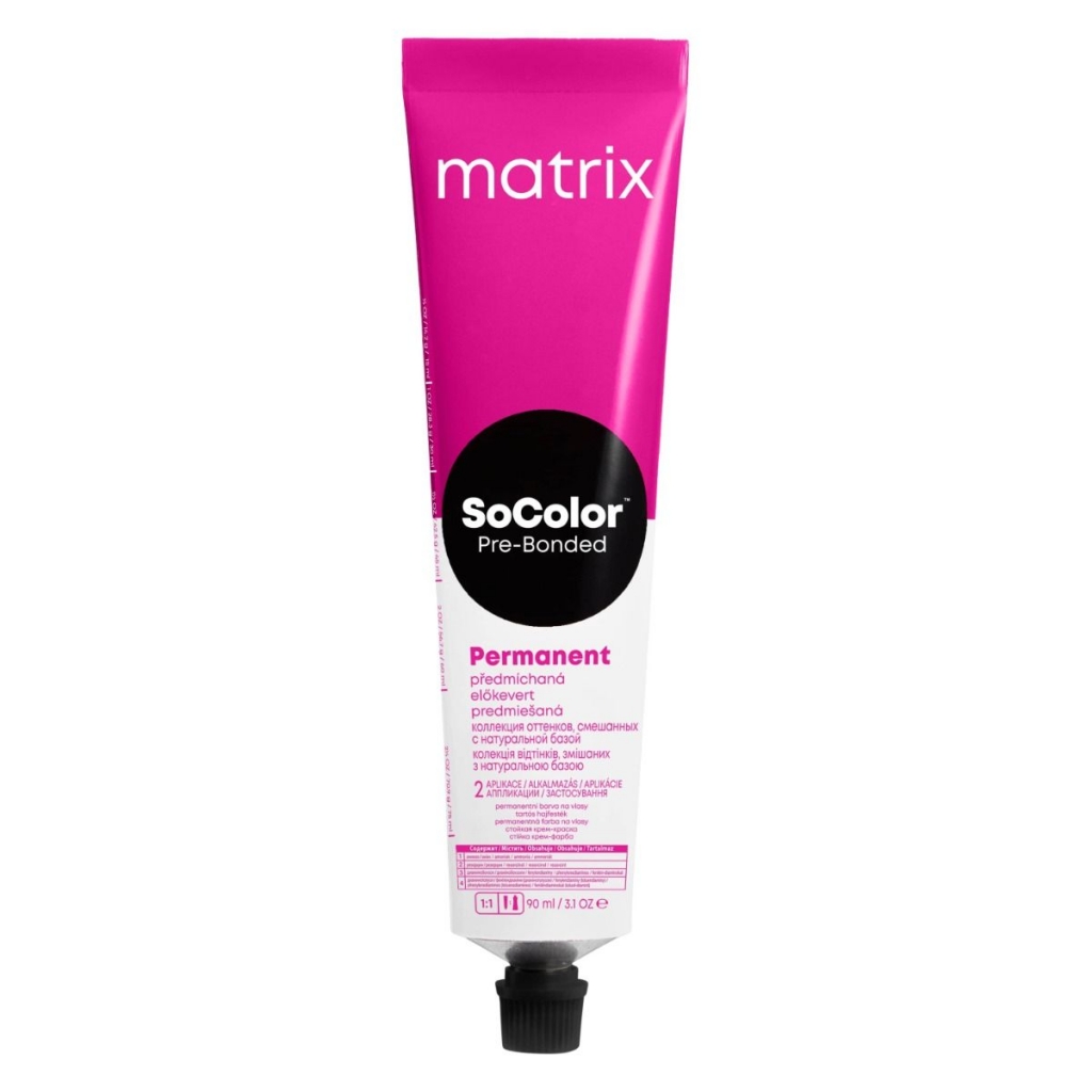 Matrix Перманентный краситель SoColor Pre-Bonded, 90 мл - 2N Черный (Matrix, Окрашивание)