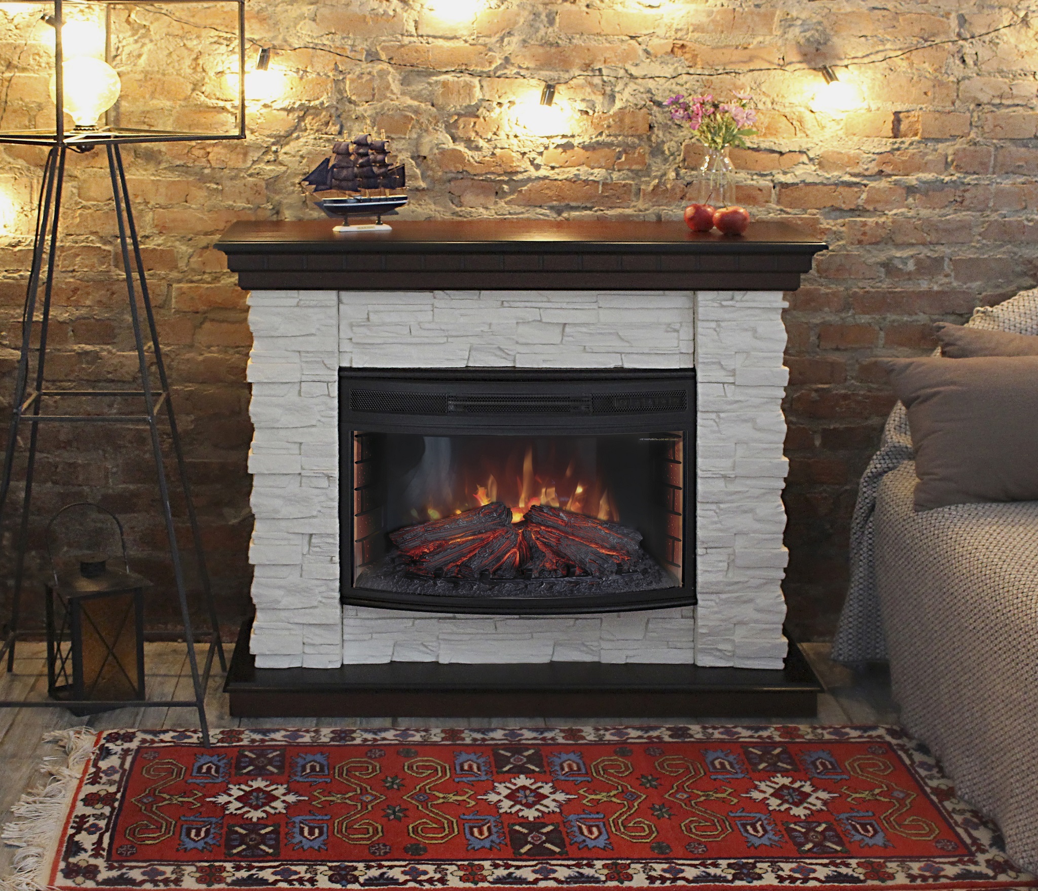 Камины и порталы  Столплит Каминокомплект ELFORD 25 AO +Firefield 25 SIR(NC25)