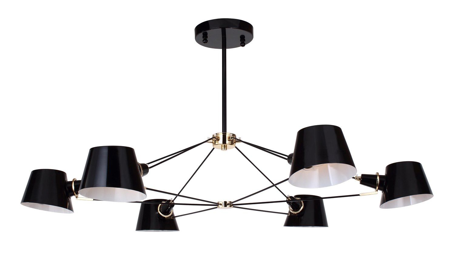 Потолочная люстра Favourite Eimer Black 1512-6P
