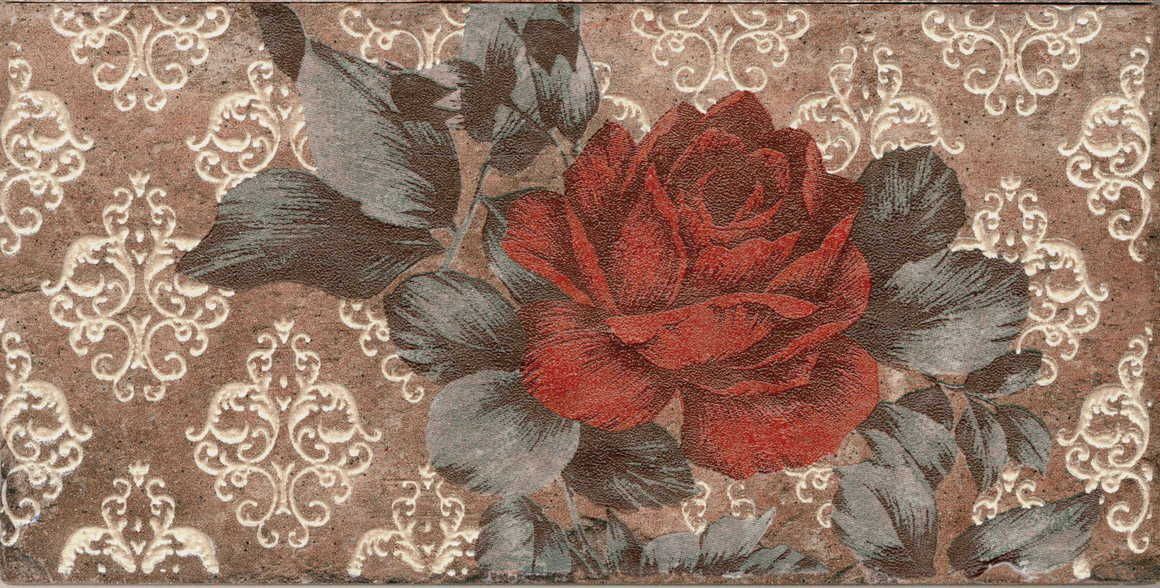 Керамогранит Serenissima Chicago Декор Inserto Vintage Roses Old Chicago (комп/2шт) 10х20