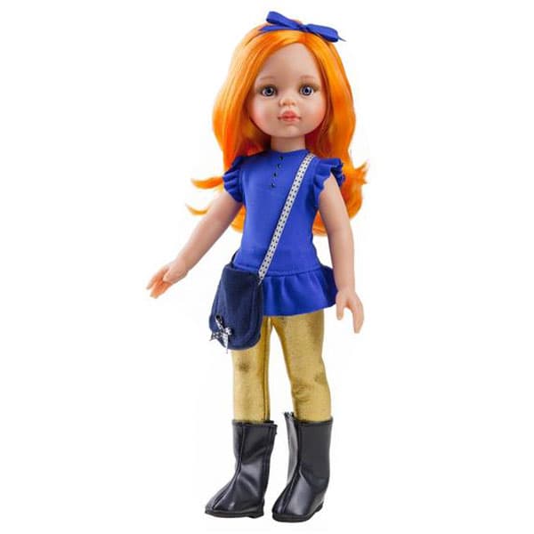 Кукла Карина с рыжими волосами, 32 см.