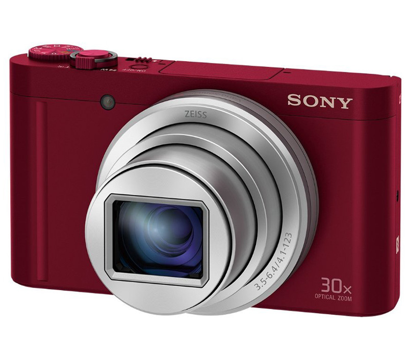 Компактные камеры Sony Компактный фотоаппарат Sony Cyber-shot DSC-WX500 красный