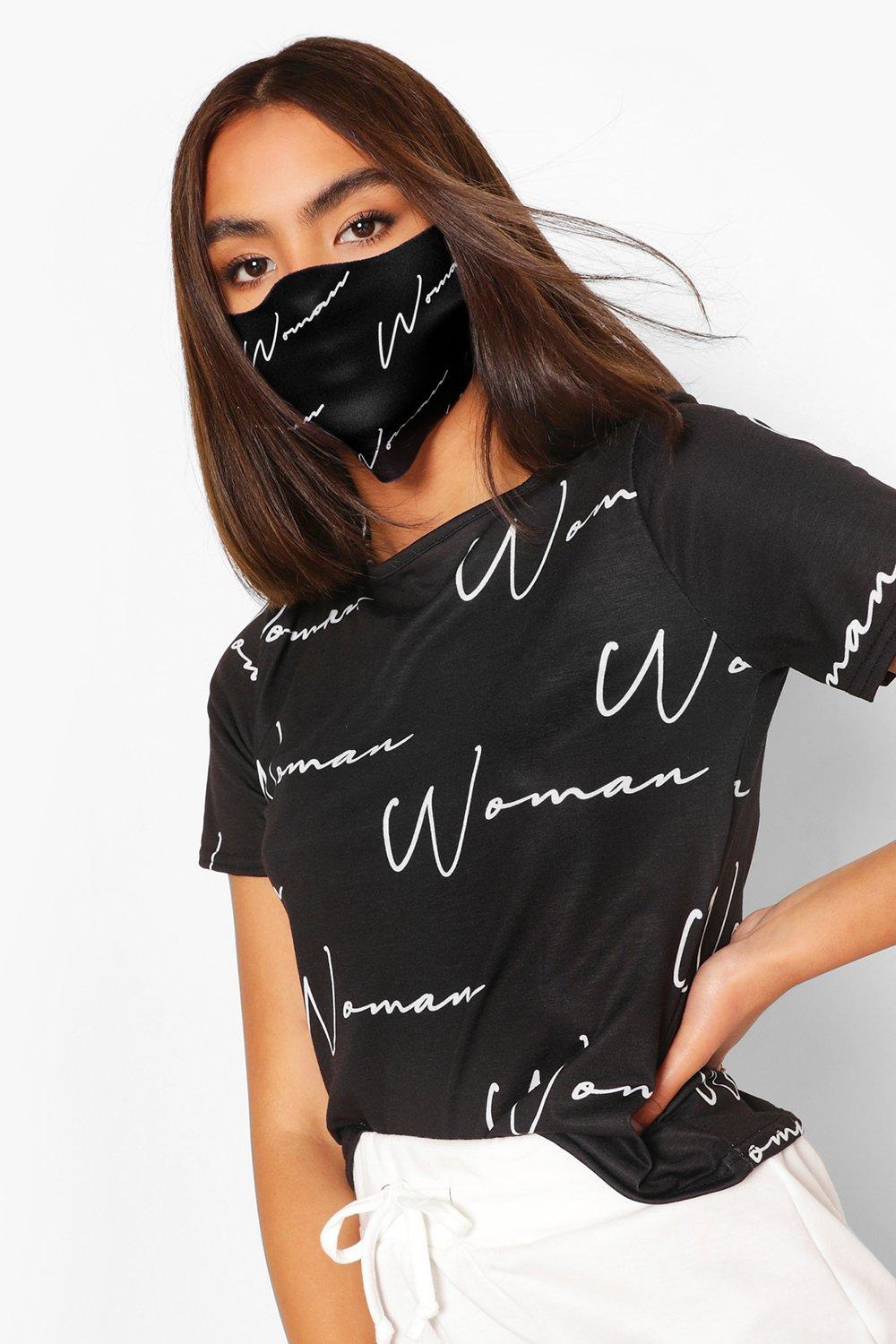 Woman Printed Fashion Face Mask