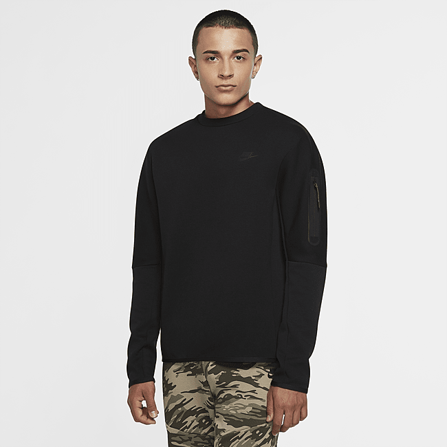 Мужская толстовка Nike Sportswear Tech Fleece - Черный