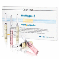 Сыворотки для лица Christina Fluoroxygen + CPotentC Ampoules – Ампулы Fluoroxygen + CPotentC (в упаковке 5 дневных и 5 ночных Ампул) 10 шт