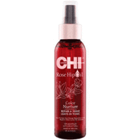 CHI Rose Hip Oil Repair & Shine Leave In Tonic - Несмываемый тоник с маслом шиповника для окрашенных волос 118 мл