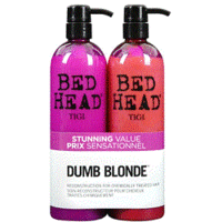 Наборы для волос  Maroshka TIGI Bed Head Colour Combat Dumb Blonde - Набор для Умных блондинок (Шамп. 400 ml + Конд.-маска 200 ml)