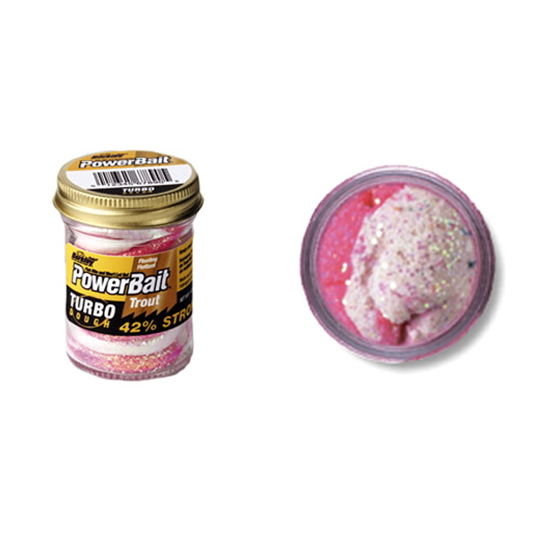 Насадки  Адреналин Форелевая паста Berkley Select Glitter Turbo Dough Bubble Gum 1070993 (73801)