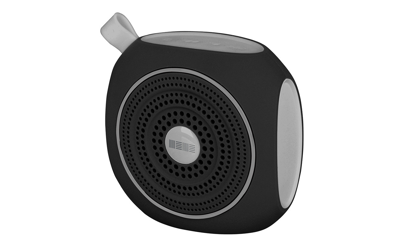  Портативная Колонка блютуз С Радио, черная с серым, InterStep SBS 110