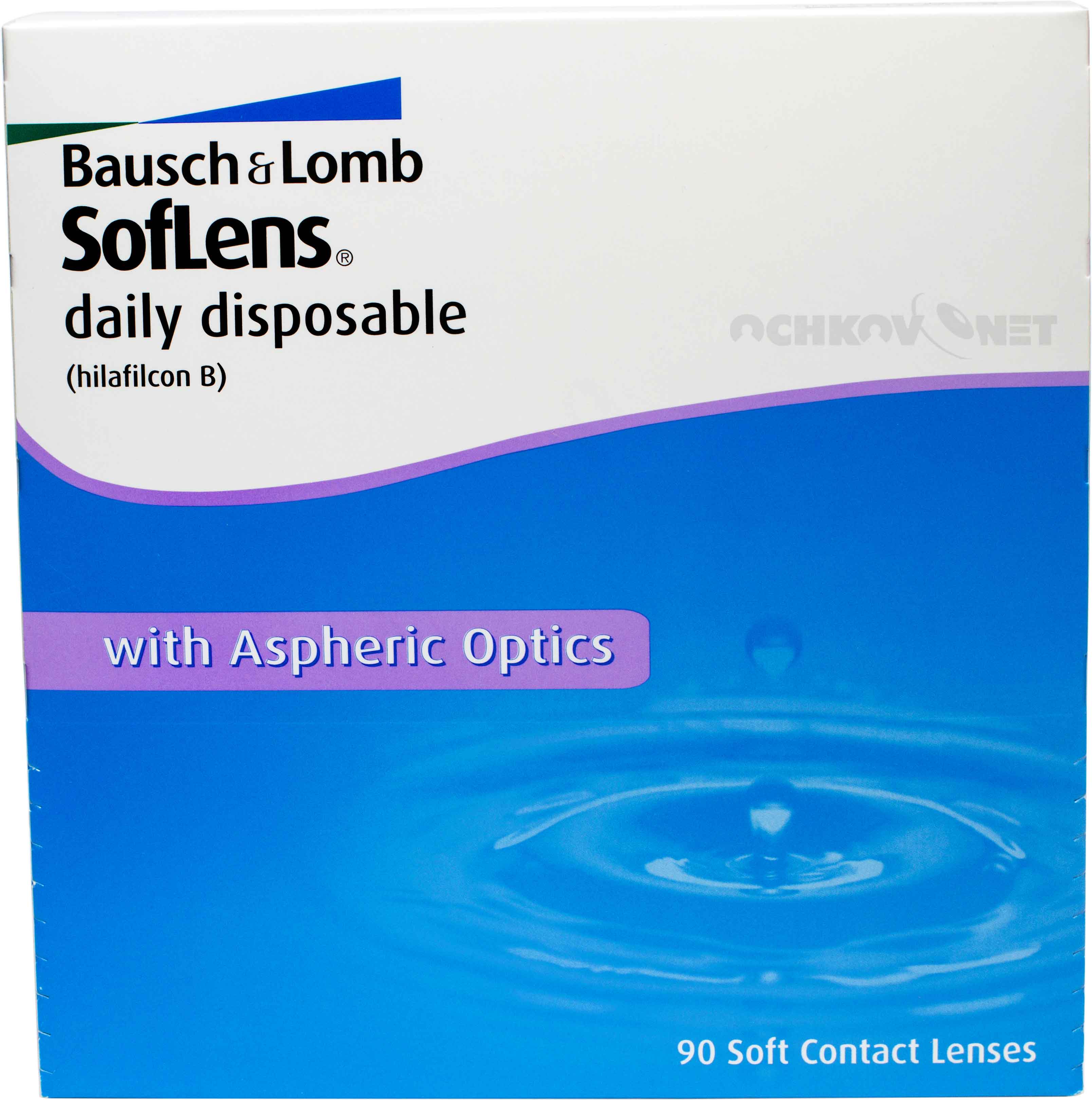 Контактные линзы Soflens Daily Disposable 90 штук