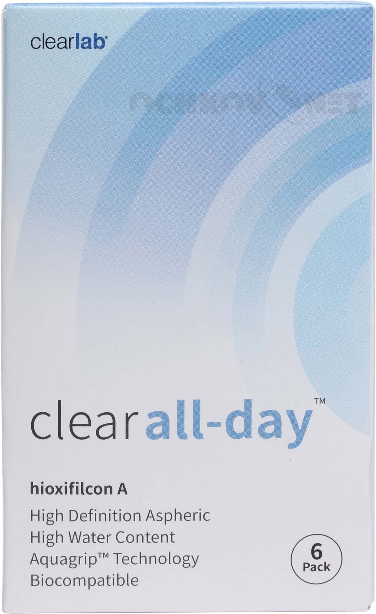 Контактные линзы Clear All day 6 линз (упаковка)
