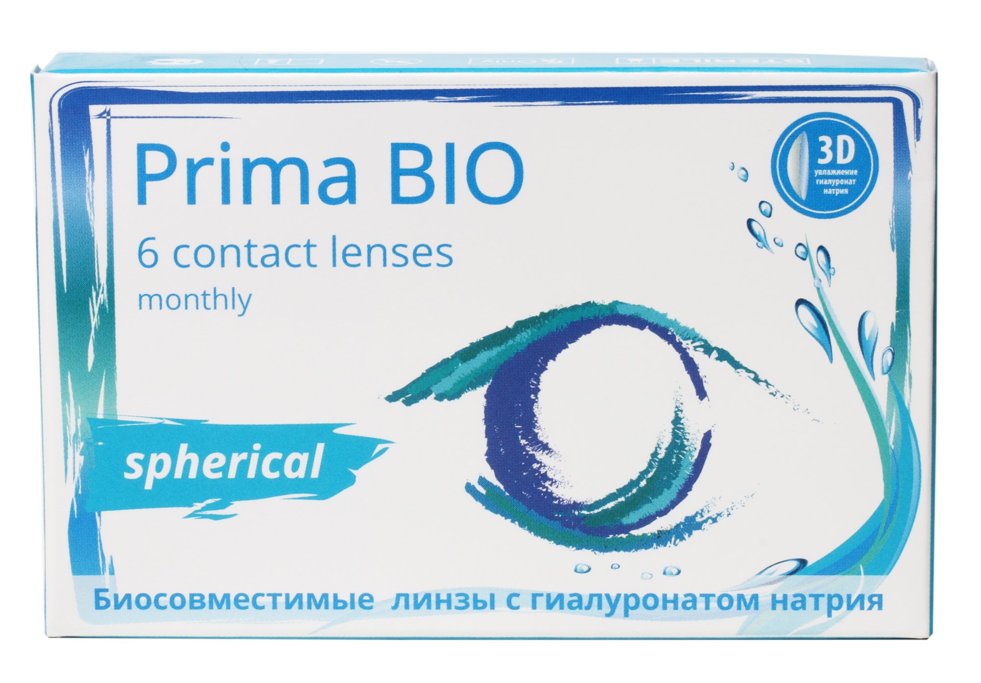 Контактные линзы PRIMA BIO Prima BIO 6 линз