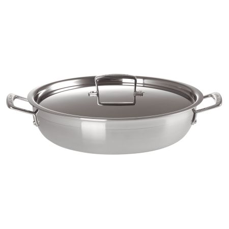 Сотейник с крышкой Le Creuset d30см, 4,8 л, сталь, антипригарное покрытие