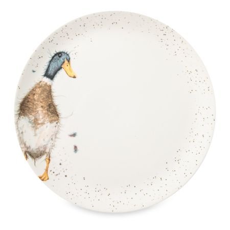 Тарелка обеденная Royal Worcester Забавная фауна Утка 27 см