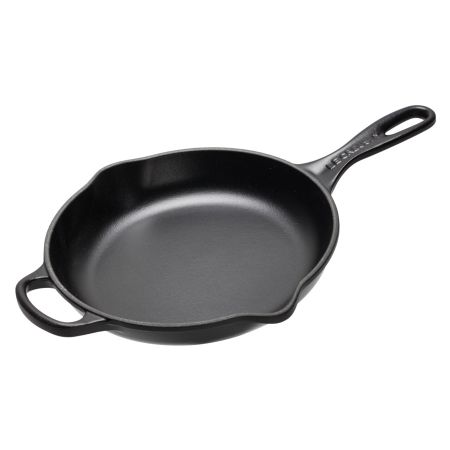 Сковорода Le Creuset Matte Black 16 см, чугун, черный, для индукции, духовки