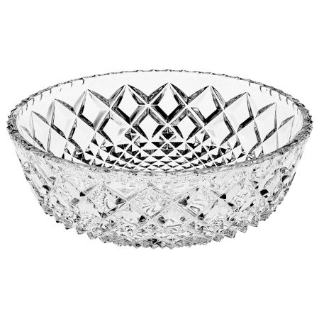 Сервировка закусок  Williams Oliver Салатник Crystal Bohemia Diamond низкий, 21см, хрусталь