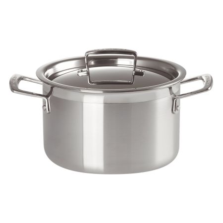  Кастрюля Le Creuset 3 Ply Stainless Steel с крышкой 18 см, сталь нержавеющая