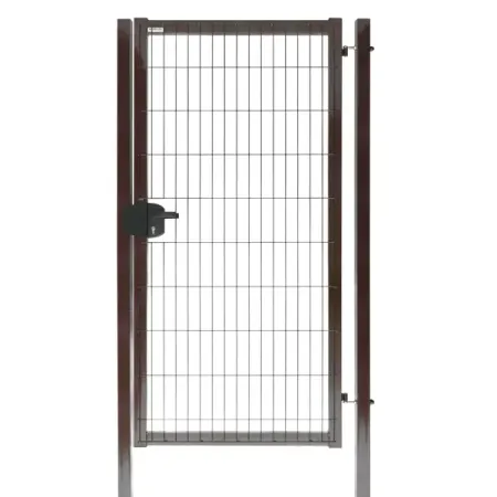 Калитка из сварной сетки Grand Line RAL 8017 Medium 2.03x1 м коричневая
