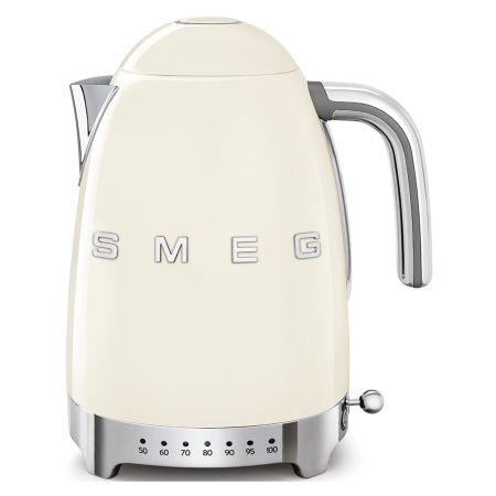 Чайник с регулировкой температуры Smeg 1,7 л , кремовый, KLF04CREU