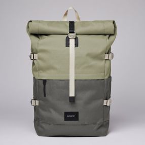 Рюкзак Sandqvist Bernt Multi Dew green - Night grey