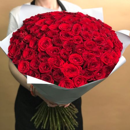  Букет из 101 красной розы (70 см)