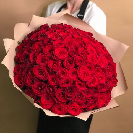   Flor2u Букет из 101 красной розы (40 см)