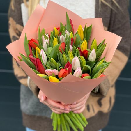  Flor2u Букет из 51 тюльпана