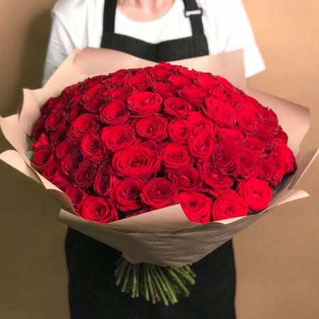Букет из 101 розы (50 см)