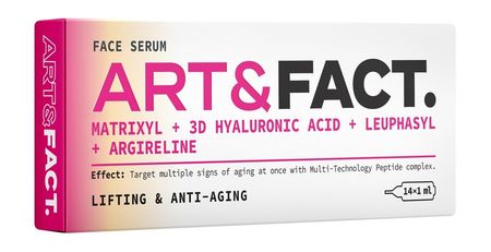 Art Fact. Lifting and Anti-Aging Face Serum Ampoules