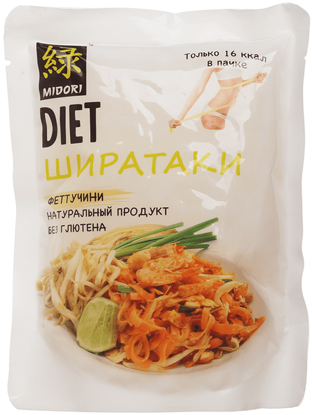 Ширатаки Феттучини без глютена Midori Diet 270г