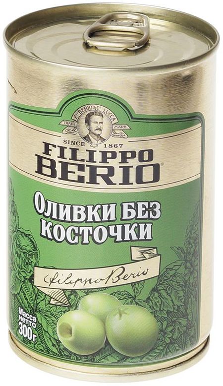 Оливки без косточки Filippo Berio 300г