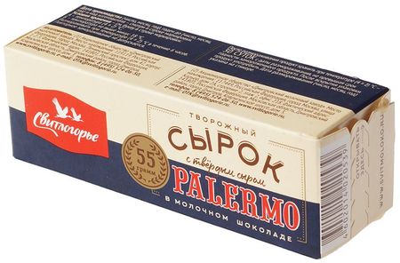 Сырок творожный 23% с твердым сыром Палермо 55г