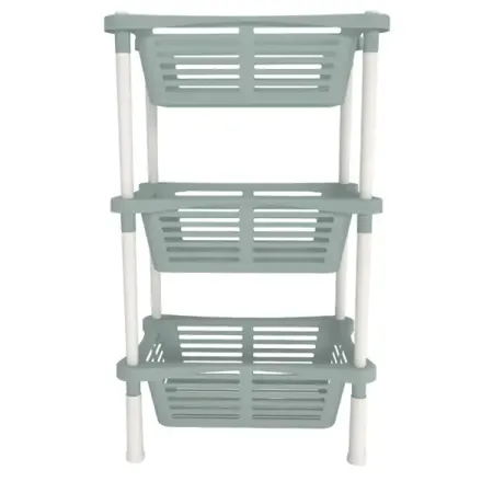 Стеллаж для ванной Berossi Relax 40.14x30.14x67.95 см цвет серая мистерия