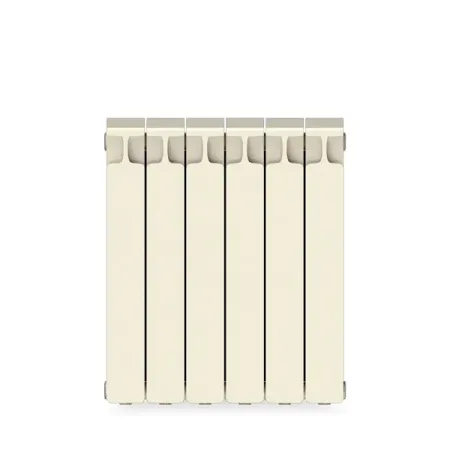 Радиатор секционный Rifar Monolit M50006RAL1015 500/100 6 секций боковое подключение биметалл бежевый