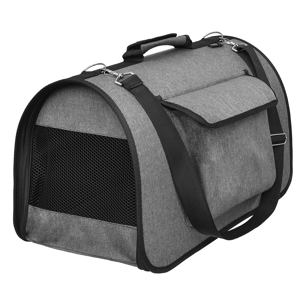   Petshop Lelap транспортировка сумка-переноска с карманом Шатои для животных, серый (M)