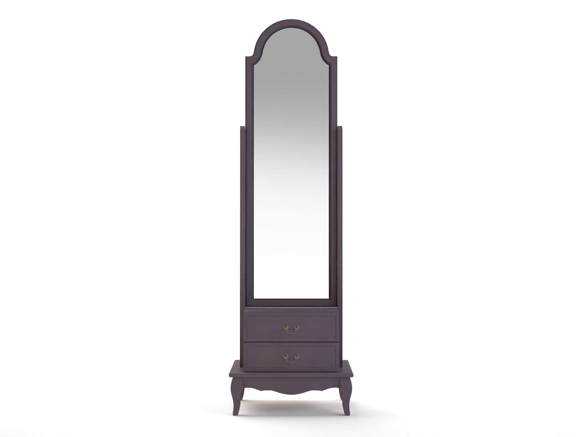 Напольные зеркала Зеркало напольное leontina lavanda (etg-home) фиолетовый 53.0x172.0x36.0 см.