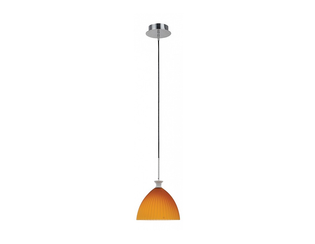 Подвесной светильник agola (lightstar) оранжевый 33 см.