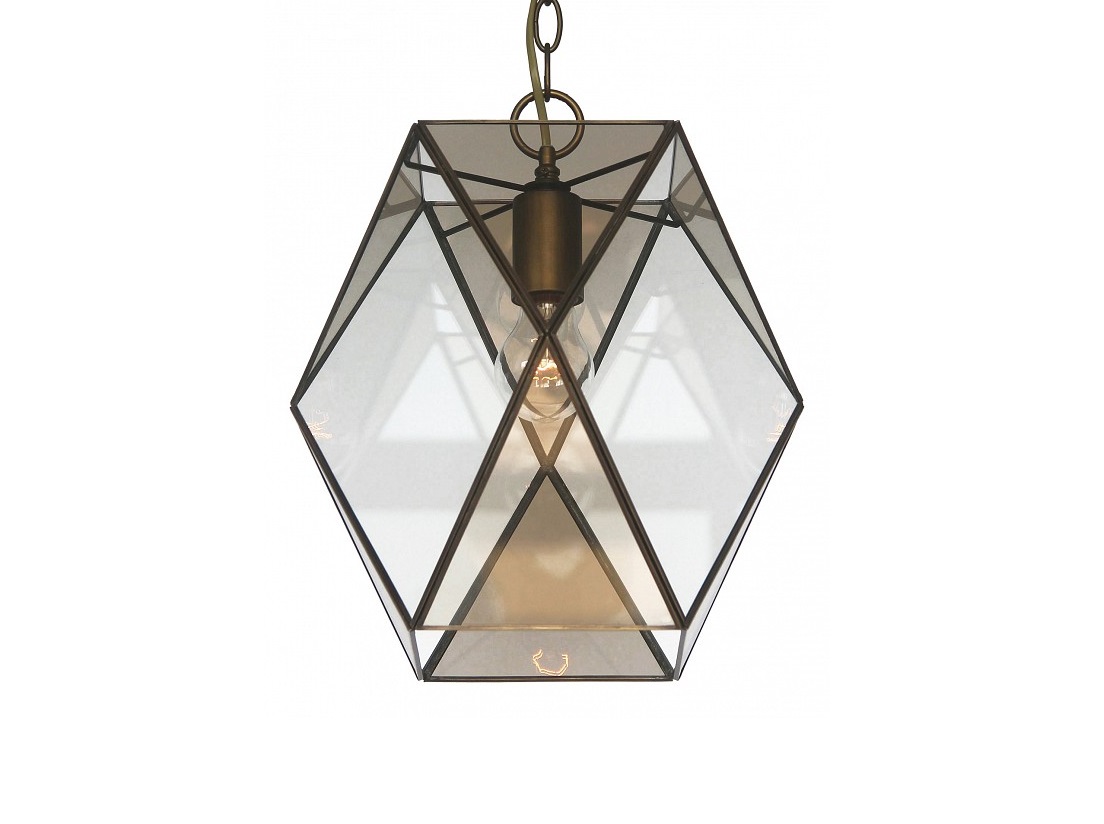 Подвесной светильник shatir (favourite) коричневый 22x45x22 см.