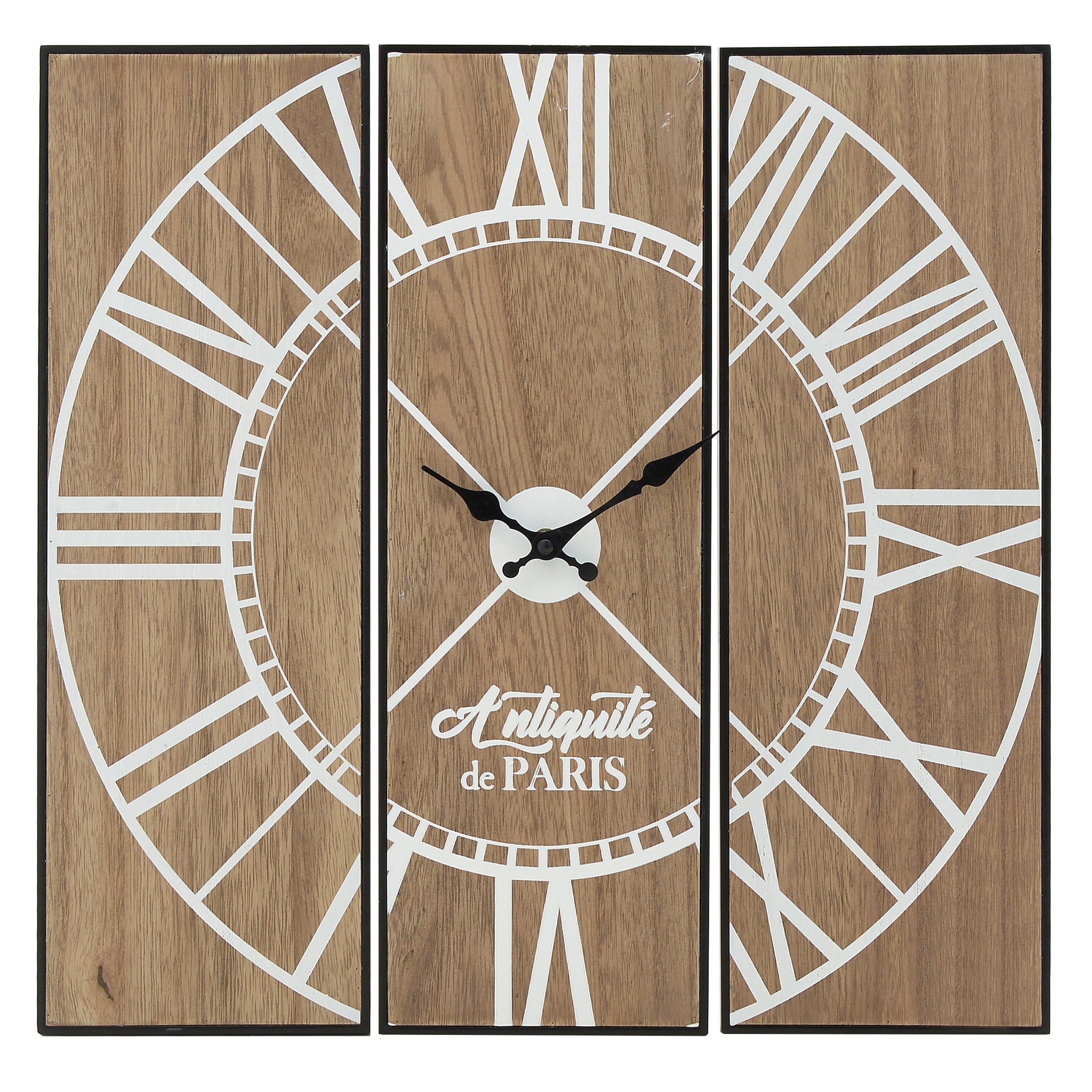 Часы настенные elouise (to4rooms) коричневый 45.0x45.0x2.0 см.