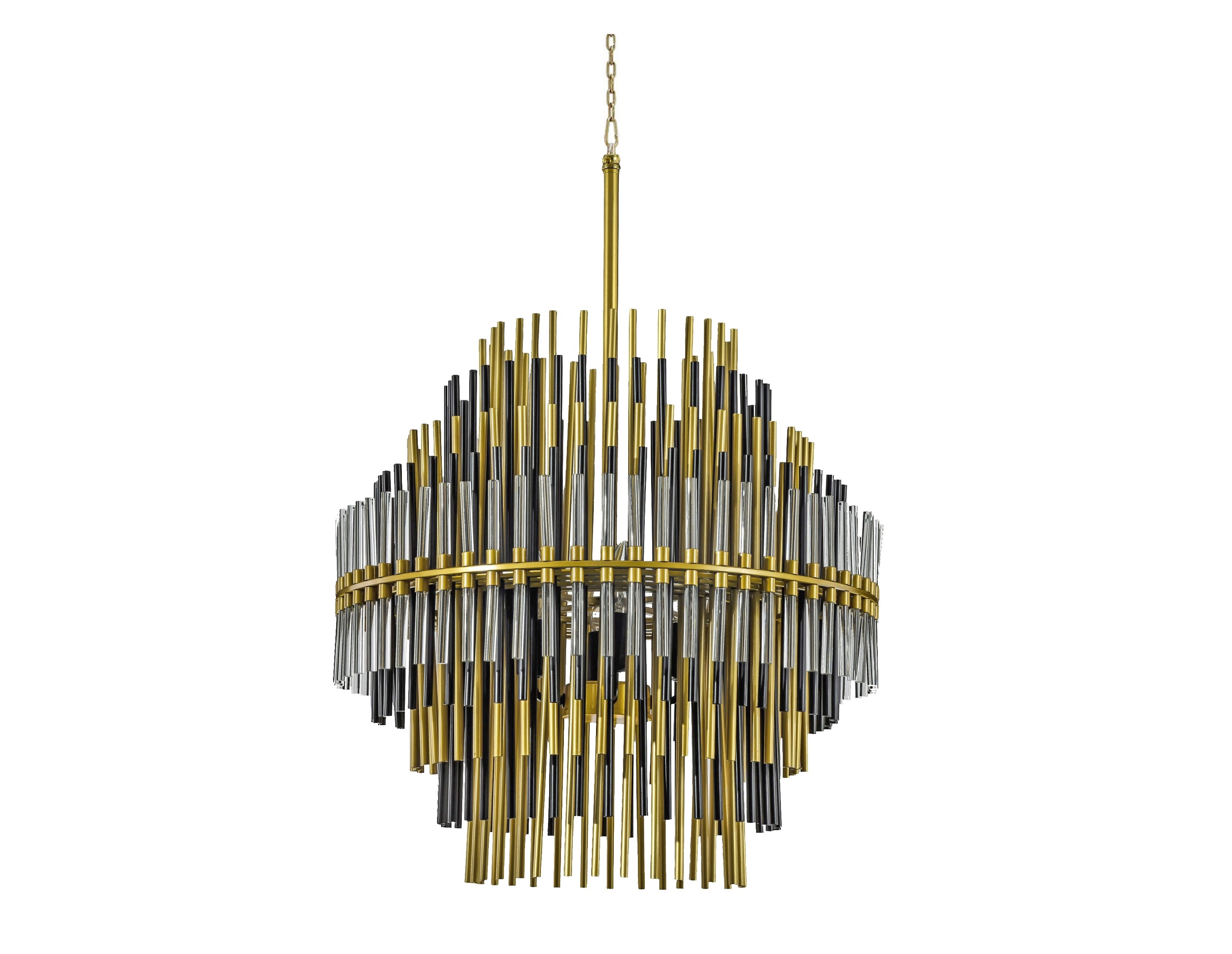 Дизайнерские люстры и светильники emile round 500 (mak-interior) золотой 50x50x50 см.