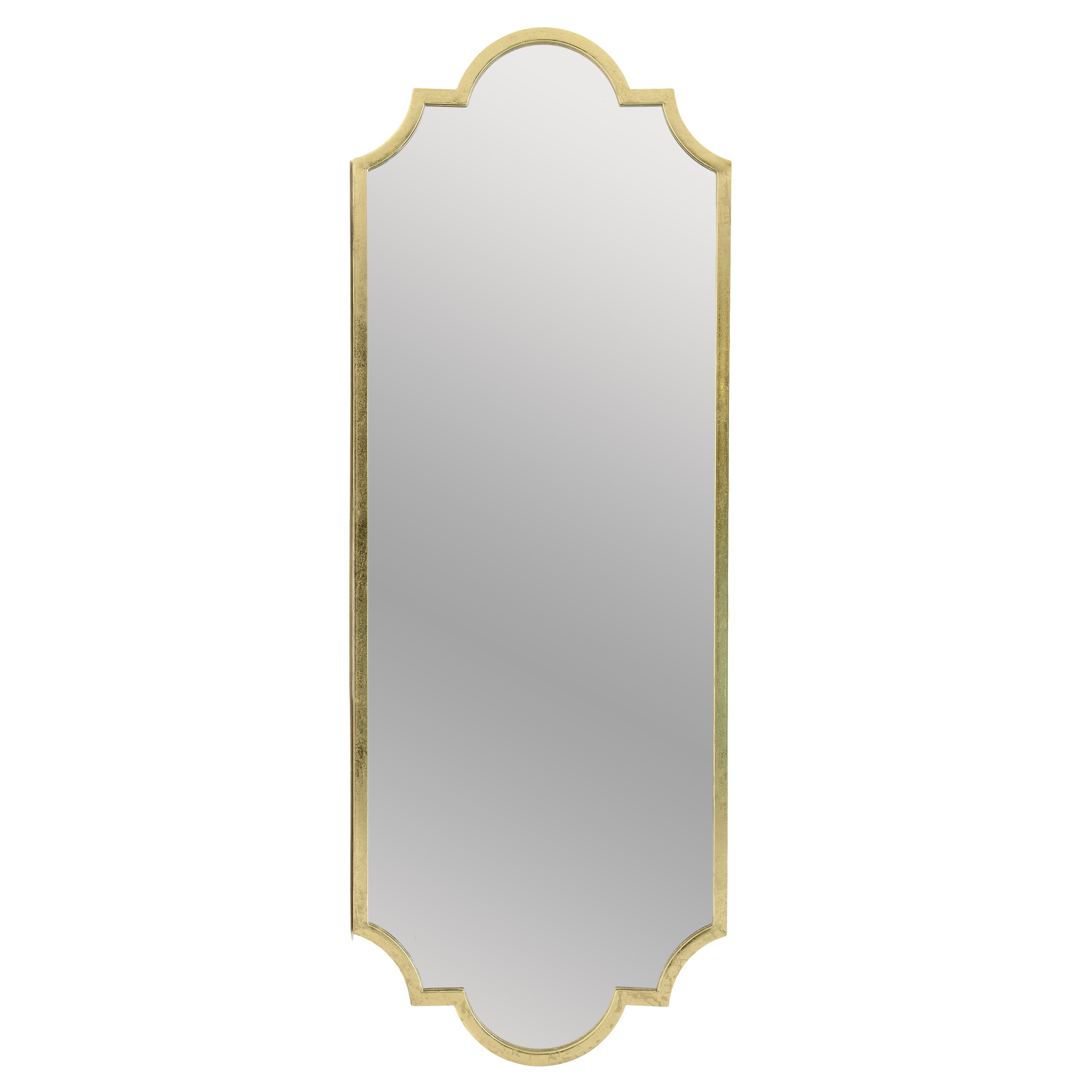 Зеркало настенное davidseen (to4rooms) золотой 50x137x3 см.