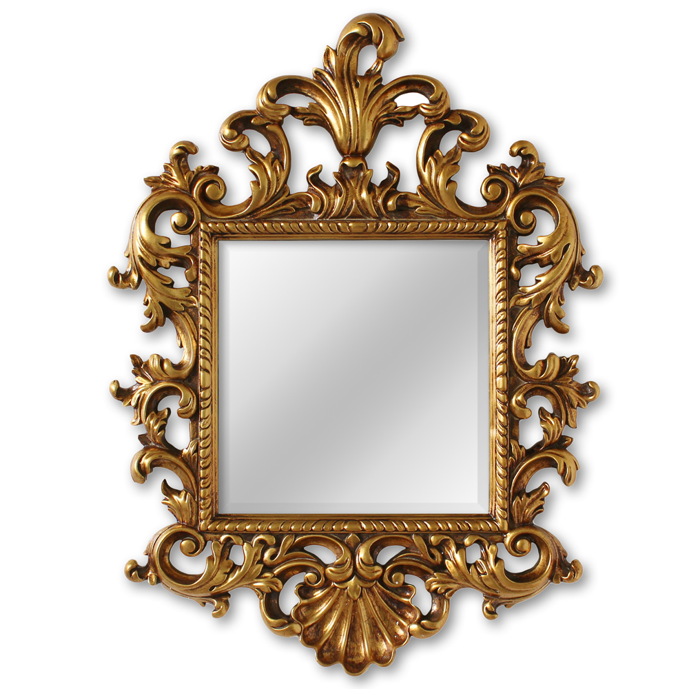 Настенное зеркало «романо» (object desire) бронзовый 54x71x4 см.