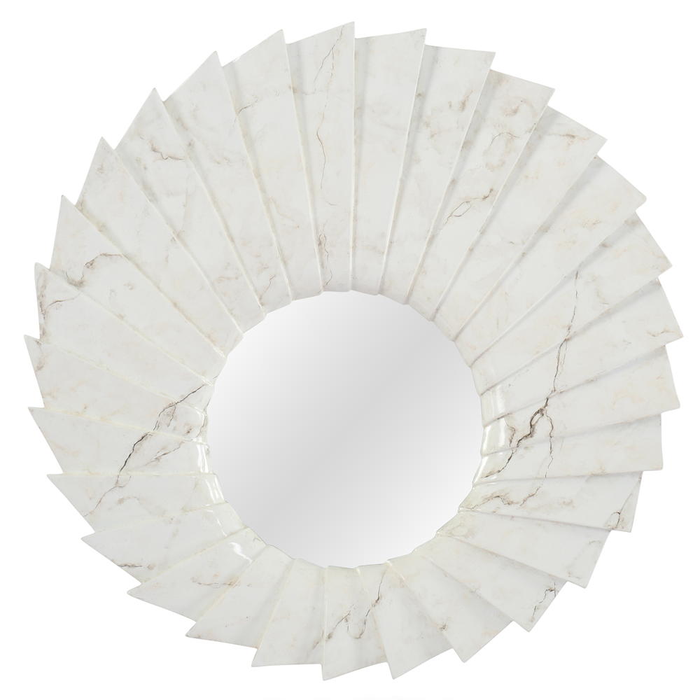 Настенное зеркало «бьянка» (object desire) белый 70x70x8 см.
